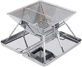Barbecue portatile perfetto per picnic e gite fuori porta con sistema di ventilazione a 360 gradi in metallo con isolamento termico