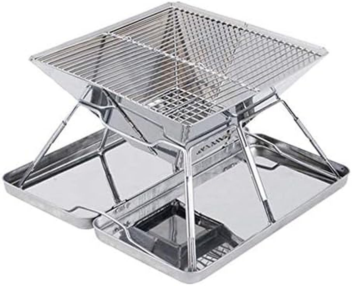 Barbecue portatile perfetto per picnic e gite fuori porta con sistema di ventilazione a 360 gradi in metallo con isolamento termico
