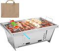 Con piedini antiscivolo e stabilit¨¤ garantita Fornello per barbecue in acciaio inossidabile ideale per terrazza e balcone