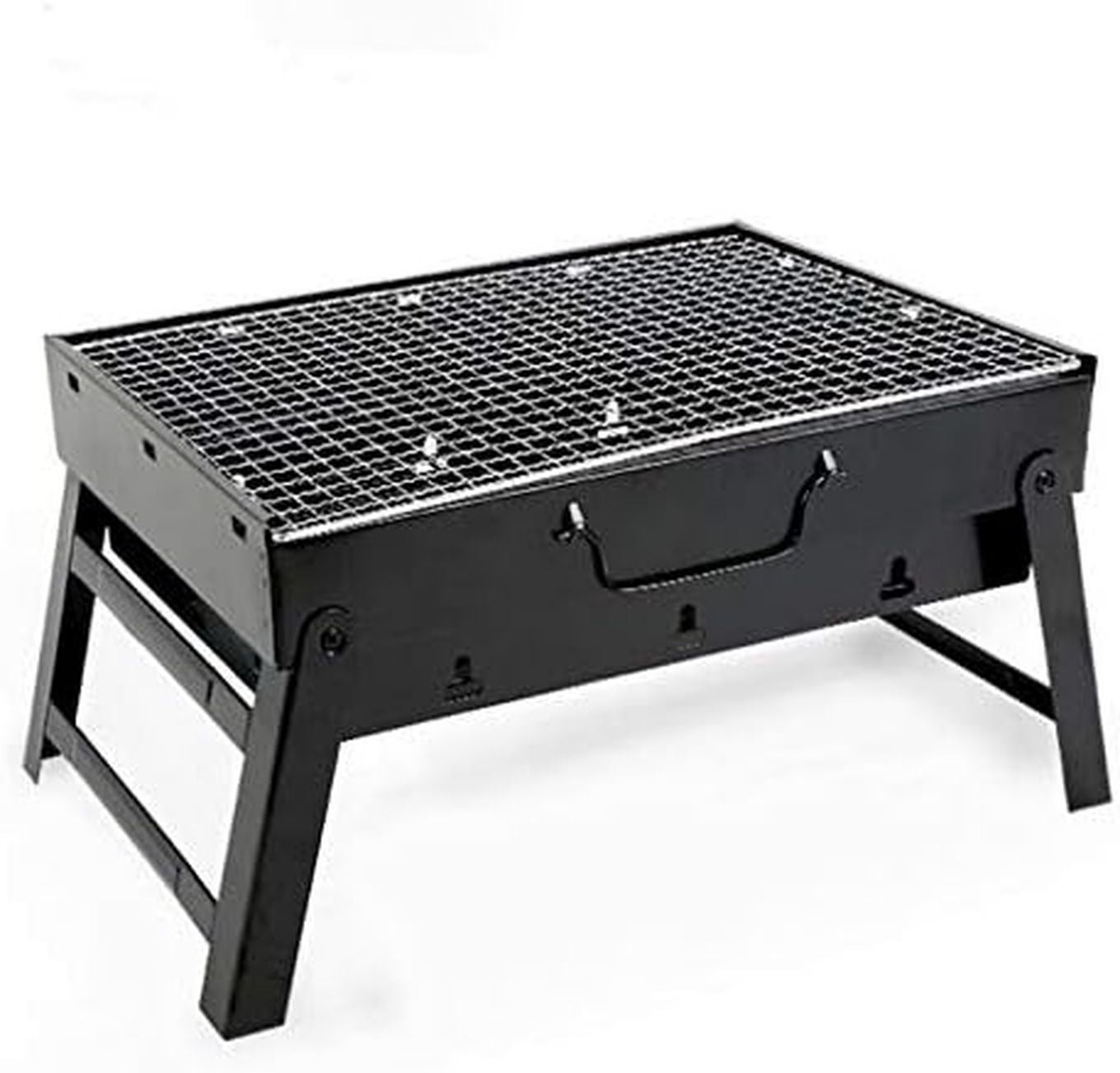 In acciaio resistente alle alte temperature Fornello per barbecue ideale per giardino e cortile di casa con vaschetta per cenere rimovibile