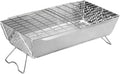 Barbecue a gas con sistema di raffreddamento rapido dopo l'uso in acciaio con rivestimento protettivo ideale per viaggi e spostamenti