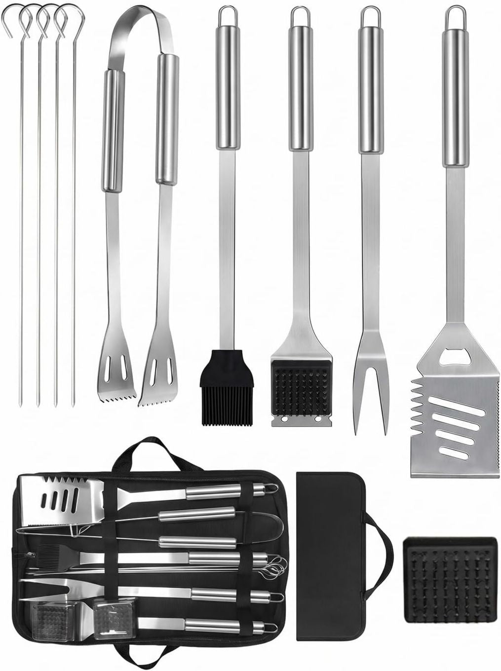 Con porta utensili integrata Griglia per barbecue in materiale resistente all'usura ideale per campeggio e vacanze