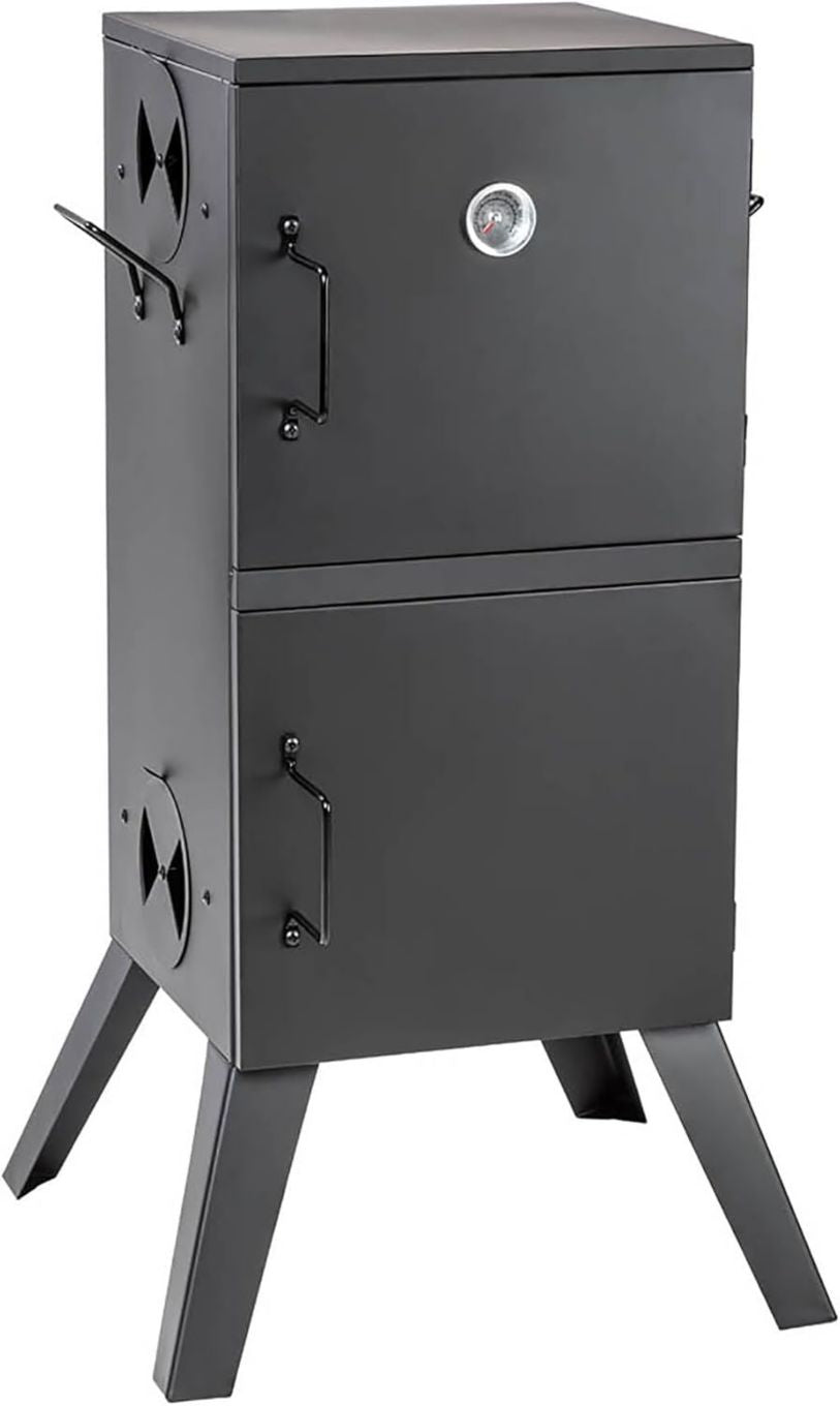 Barbecue compatto con griglia con superficie ampia per pi¨´ alimenti in acciaio inox spazzolato ideale per campeggio e vacanze